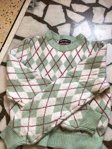 Argyle Knit Sweater