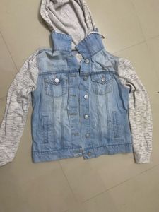 Hooded Denim Jacket