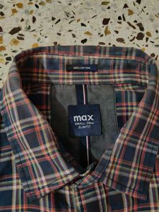 Plaid Button-Down Shirt