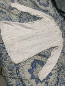 Elegant Pearl Embellished Sweater