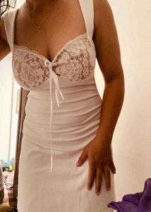 Single Strp White Dress