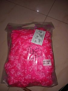 Pink Floral Saree