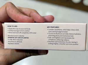 Ghar Detan And Glamveda Glutathione Soaps