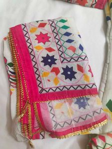 ATTACH LINING KURTI WITH DUPATTA