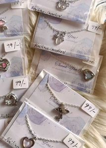 *`•~Silver Charm Necklaces