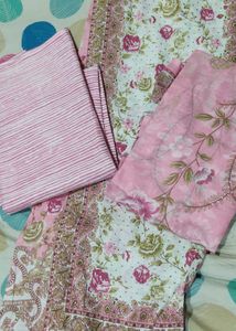 Unstitched Kurta With Bottom And Dupatta