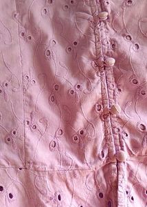 Cute Purple Eyelet Top