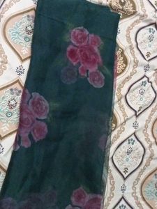Floral Organza Saree