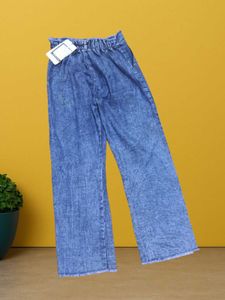 L@57 Size-28 Chic Wide Leg Denim Jeans