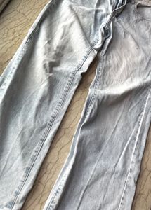 Blue Denim Baggy Mom Jeans