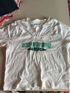 White 'Expressive' Graphic Tee