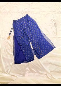 Blue Palazzo Pants