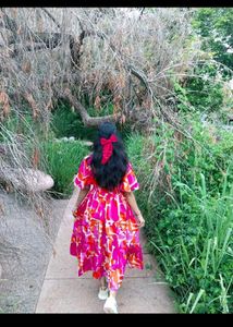 Body Cone Birthday Dress Free Hair Bow