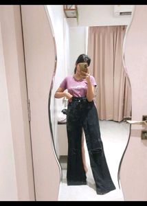 Black Wide Leg Jeans