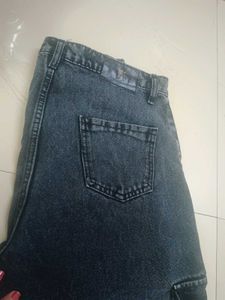 Acid Wash Cargo Pants