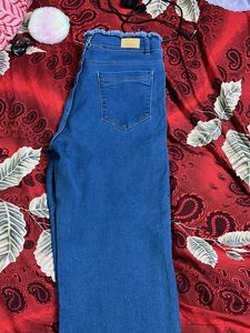 Navy Blue Jeans Stretchable