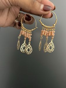 Boho Chic Beaded Dangle Earrings