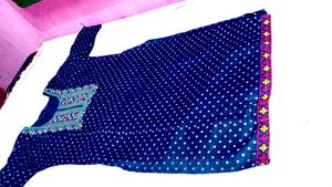 Blue Printed Kurta