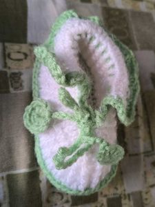 Handmade Crochet Baby Booties