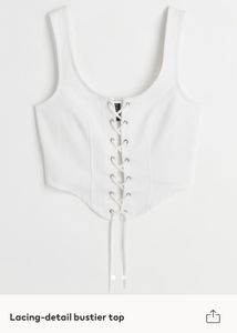 H&amp;M Bustier Top