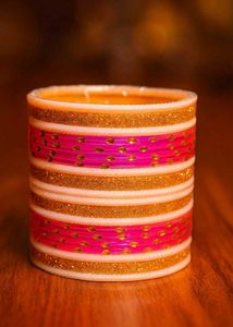 Trendy Colorful Plastic Bangles Pack Of - 2