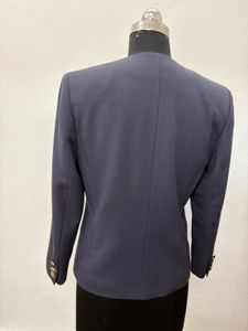 Navy Blazer with Gold Buttons