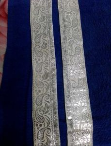 Mix Sequins With Saree Border