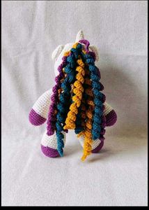 Unicorn Made Of Crochet