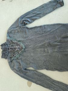 Ruffled Embellished Top