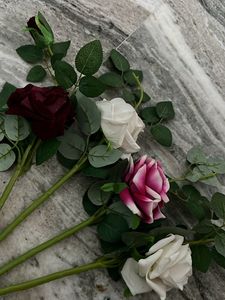 Artifical Pack Of 4 Rose Flowers