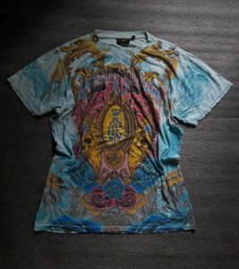 RARE VINTAGE ED HARDY CHRISTIAN AUDIGIER TSHIRT