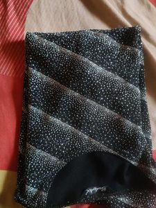 Sparkly Striped Short Sleeve Top