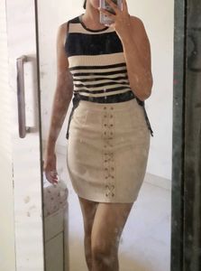 Beige Skirt