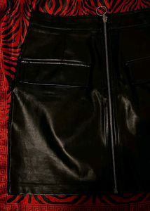 Leather skirt