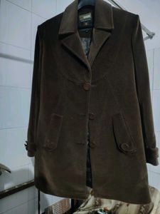 Brown Wool Blend Jacket