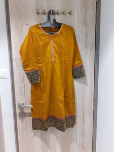 Cotton Silk Kurti Xxl Size ( 44)
