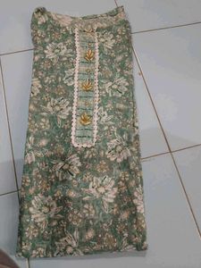 Pure Cotton Printed Kurta Set With Pant &amp; Dupatta