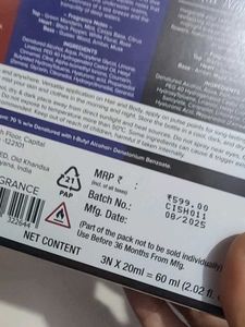 Aqualogica Body Mist Combo