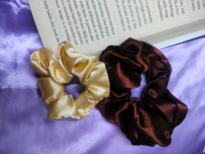 Satin Scrunchies Combo