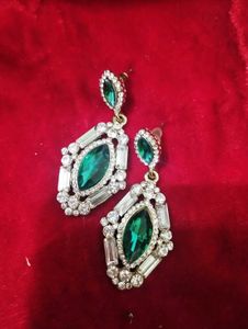 Emerald Green Earrings