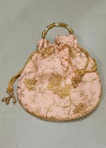 Embroidered Potli Bag