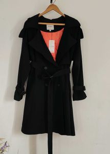 Premium Black Trench Coat( New with tag)