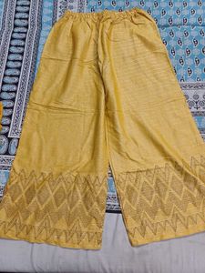 Golden Palazo Suit