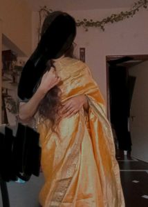 Yellow Banarasi Saree