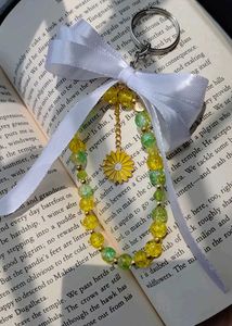 Sunflower Charm Keychain