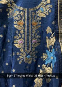 Navy Blue Palazzo Set