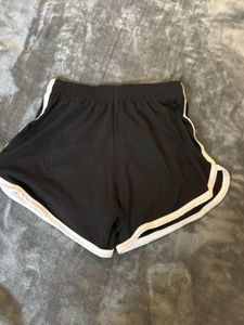 Black & White Athletic Shorts