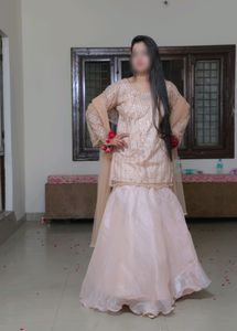 Elegant Pink Anarkali Dress