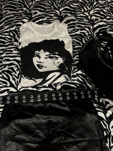 alt punk graphic tank top