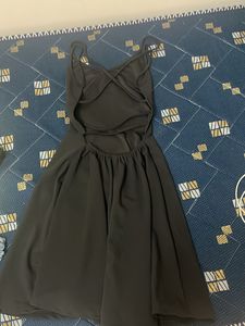 Black Backless Dress